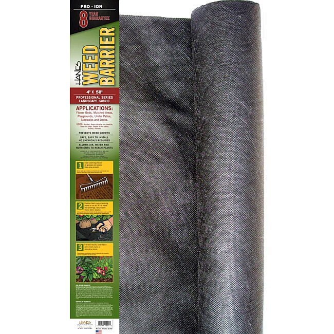 Pro Ion Weed Barrier Landscape Fabric   4 ft. x 50 ft.