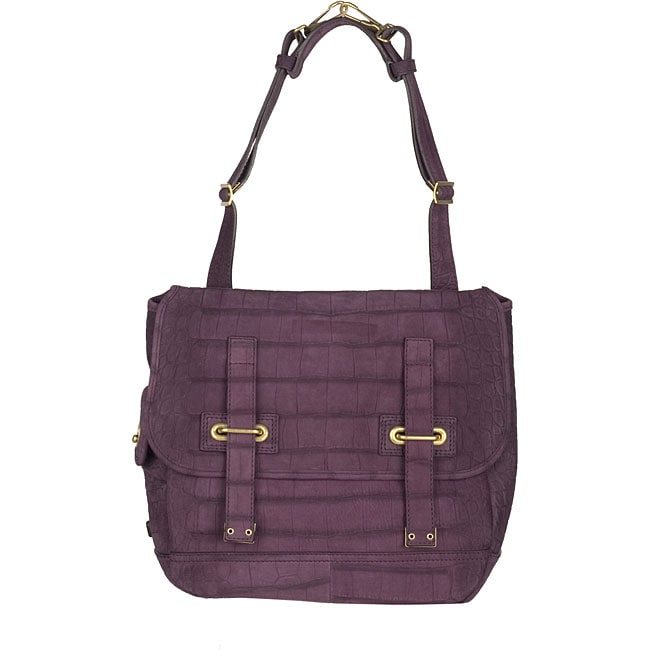 YSL Besace Purple Messenger Bag Overstock Shopping Big Discounts on