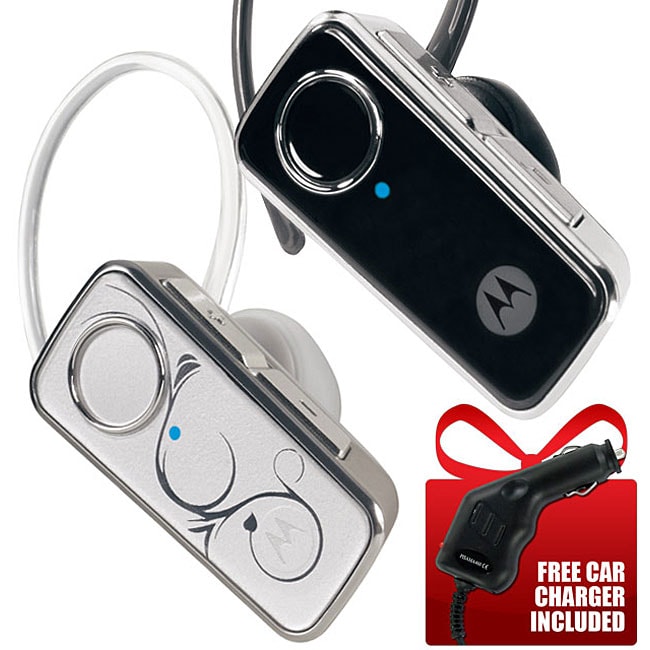 Motorola H680 Bluetooth Headset with Car Charger  