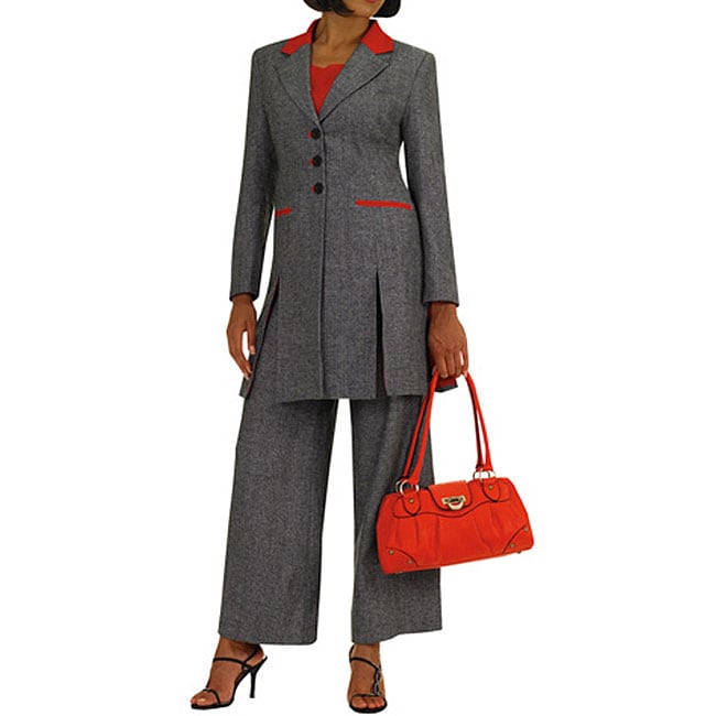 Audrey B Women's Plus Size 3-piece Pant Suit - 11717167 - Overstock.com ...