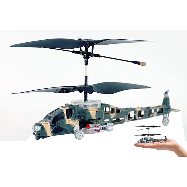 Apache 3channel Mini Remote Control Helicopter 11720783 Shopping Big