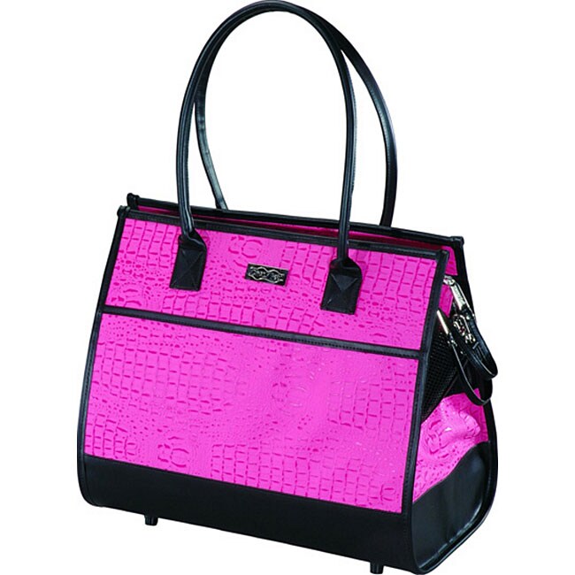 Crazy Pets Luxury Hot Pink Pet Carrier 11744194