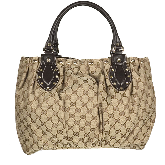 Gucci Pelham Medium Canvas Tote - Overstock™ Shopping - Big Discounts on Gucci Designer Handbags
