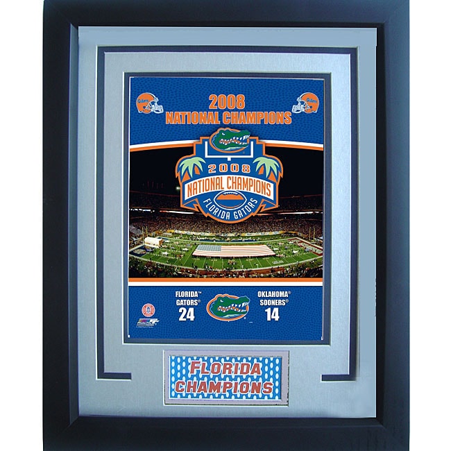 Florida Gators 11x14 2008 Champions Sports Plaque
