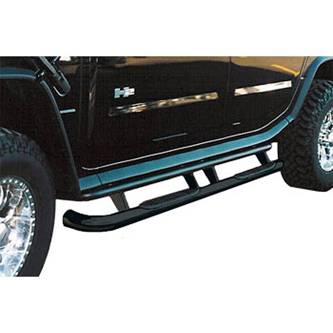Hummer H2 200308 Black Side Step Nerf Bars 11901193