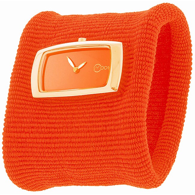 Cool Kids Girls Orange Wristband Watch  
