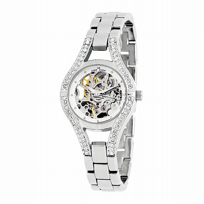 Anne klein automatic skeleton watch Clearance
