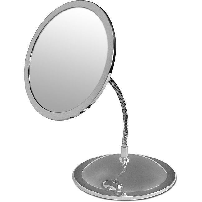 Doublesided 5x Magnification Vanity Mirror with Suction Base