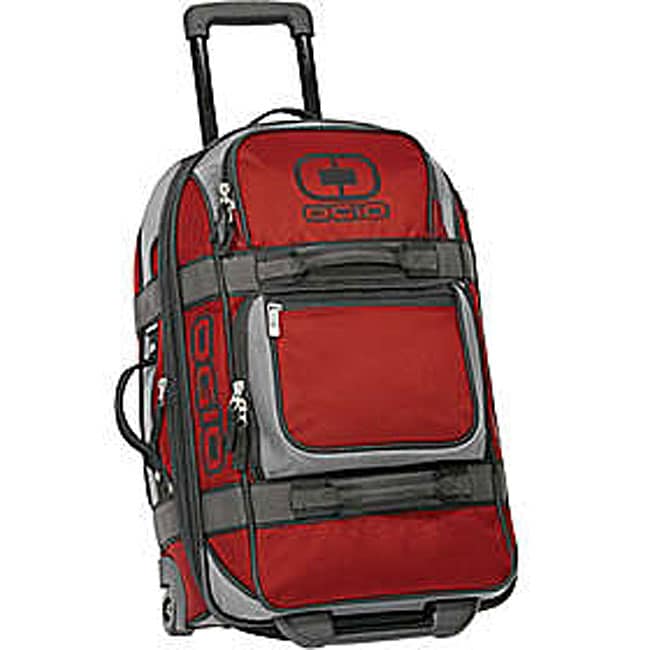 OGIO Red Layover Rolling Duffel Bag - 11986801 - Overstock.com Shopping ...