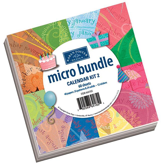 Karen Foster Micro Bundle Calendar Kit 2 11989965