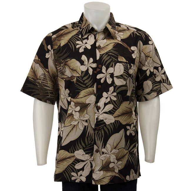 FINAL SALE Caribbean Joe Men's Silk 'Aloha Hawaii' Shirt 11990264