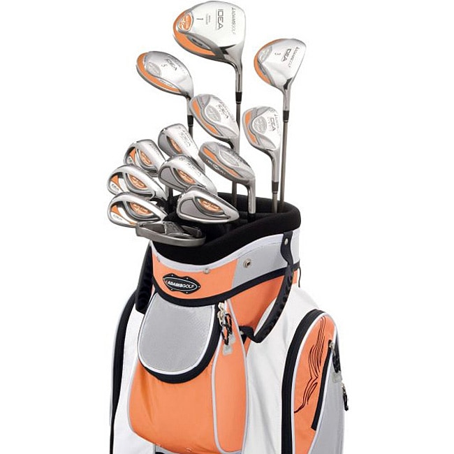 Adams A3OS Womens Tangerine 13 piece Full Golf Set
