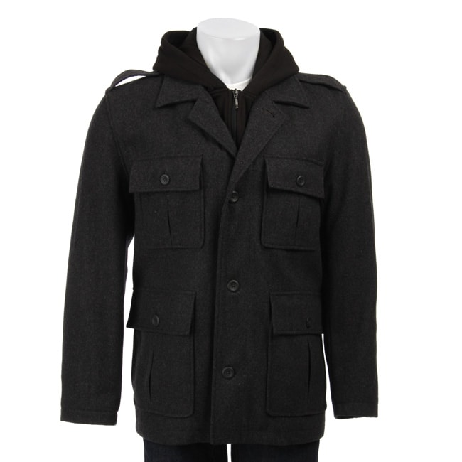 MICHAEL Michael Kors Men's Woolblend Coat 12020262 Overstock