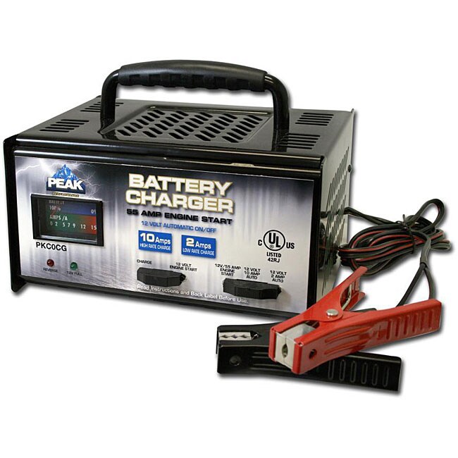 Peak 2/10/55 Amp Battery Charger 12045430 Shopping