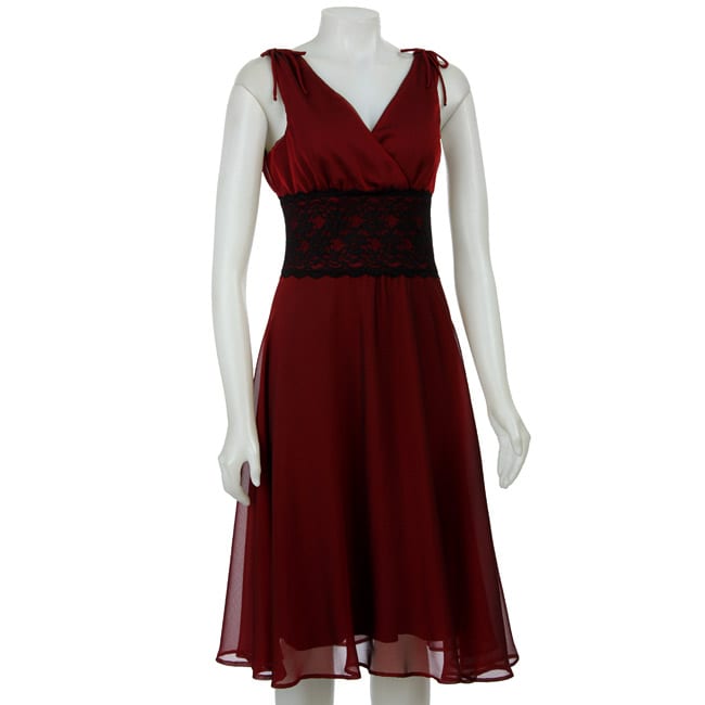 Connected Apparel Women's Chiffon Dress 12049576