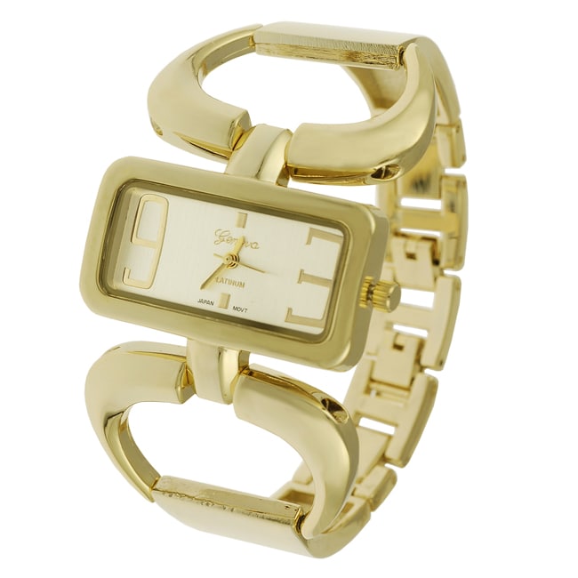 Geneva Platinum Women's Rectangle Face Watch 12053939