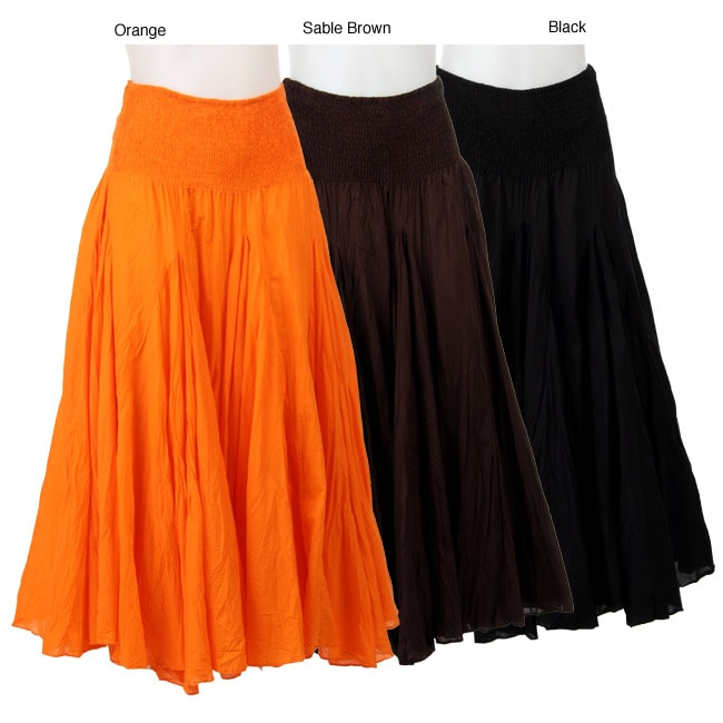 Grace Elements Women's Solid Maxi Broomstick Skirt 12056275