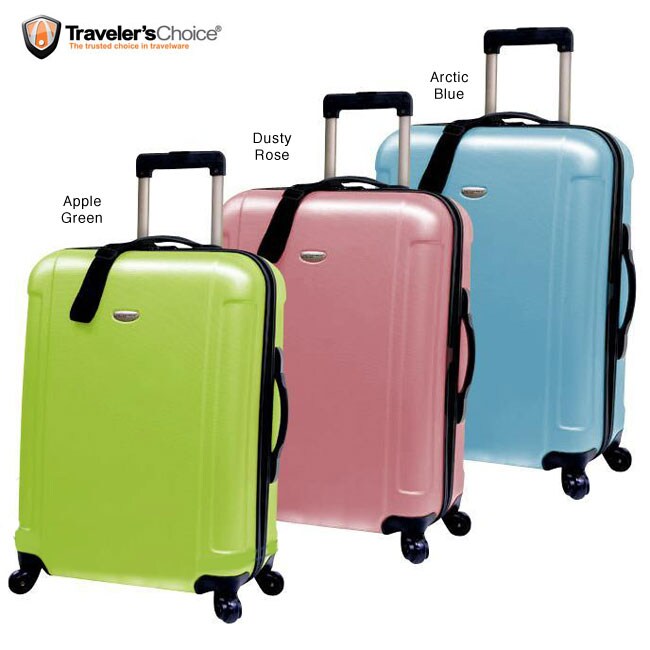 Travelers Choice Freedom 25 inch Hard Shell Spinner Upright 