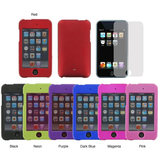 Apple iPod Touch 2G/3G Rubberized Hard Case  