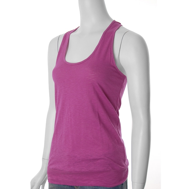 Coolwear Junior's Banded Bottom Racerback Tank Top 12098468