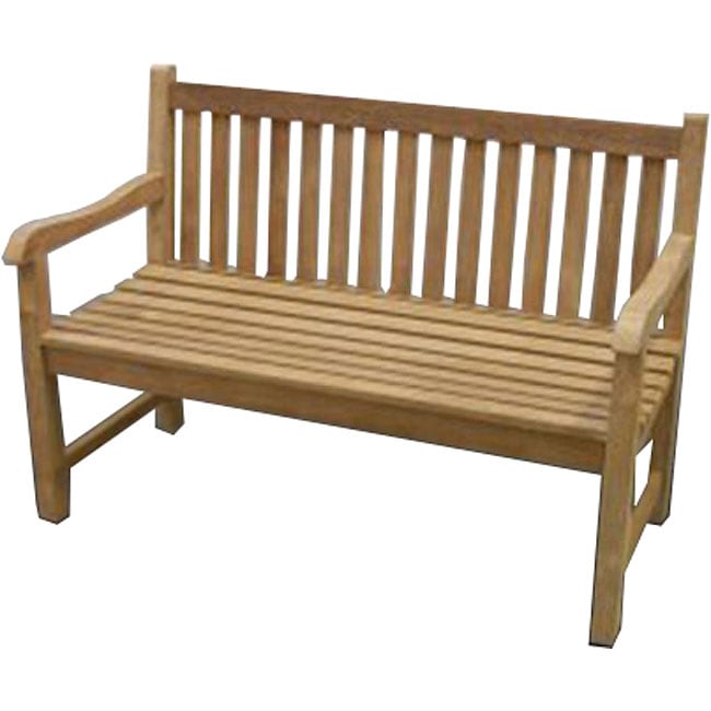 Solid Teak 5-foot London Bench - 12105295 - Overstock.com Shopping 