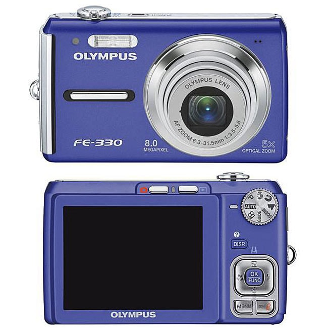 Olympus FE330 Blue 8megapixel Digital Camera (Refurbished) 12118795