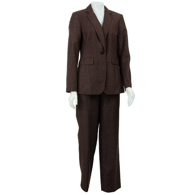 John Meyer Womens Two Piece One Button Pant Suit 12135903 Shopping Top 