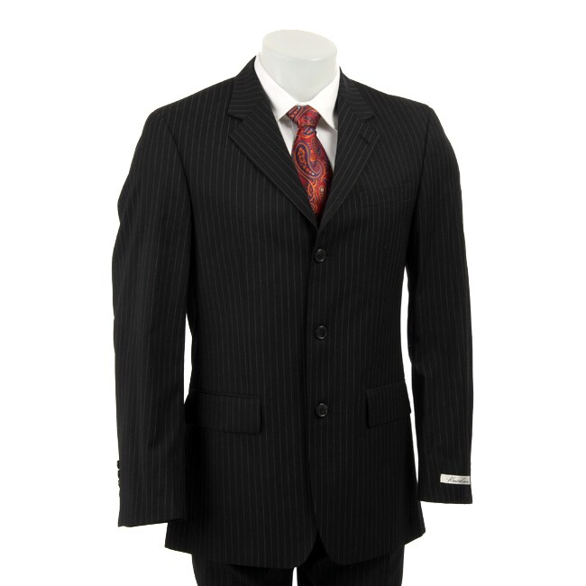 Cole Slim Collection Men's Black Pinstripe Suit 12168917 Shopping