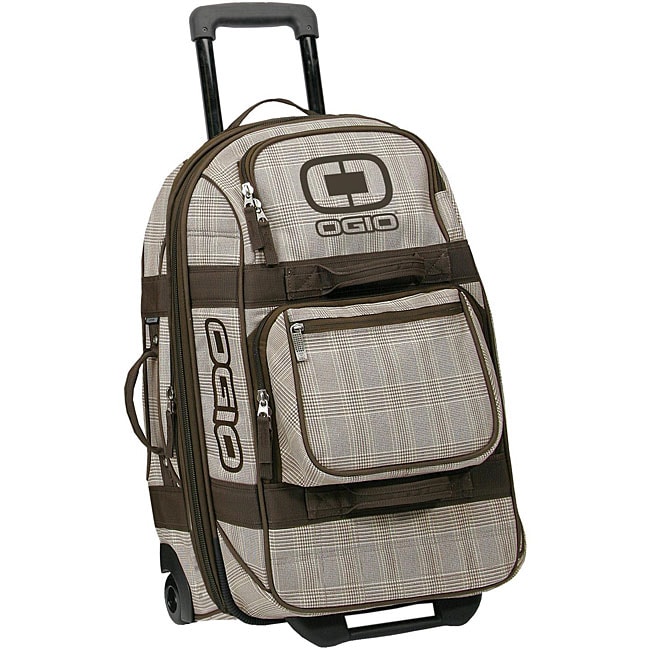 Ogio 22inch Glenn Plaid Layover Rolling Duffel Bag 12230166 Shopping Great