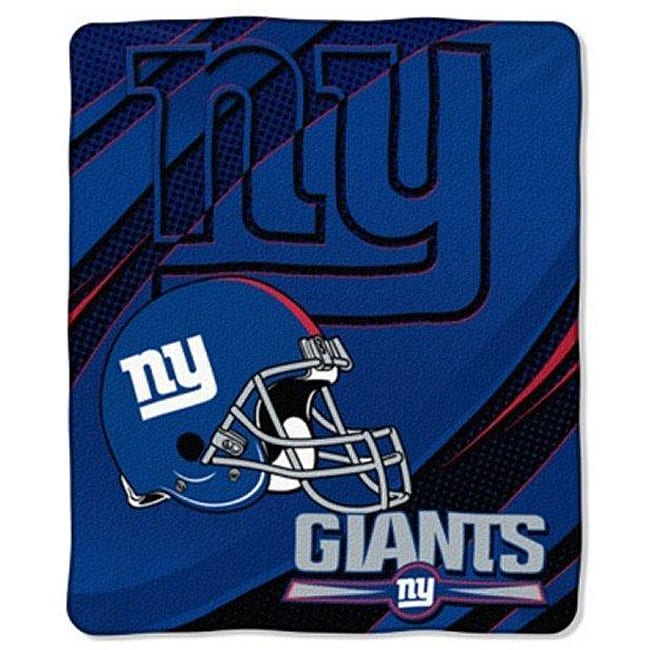 New York Giants NY Throw Blanket 48 x 60 Afghan Throw ...