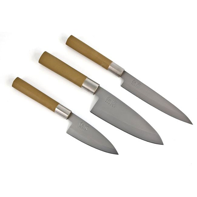 Shun Kai3 6610D/ 6615Y/ 6615D Wasabi Blonde 3knife Set 12253829