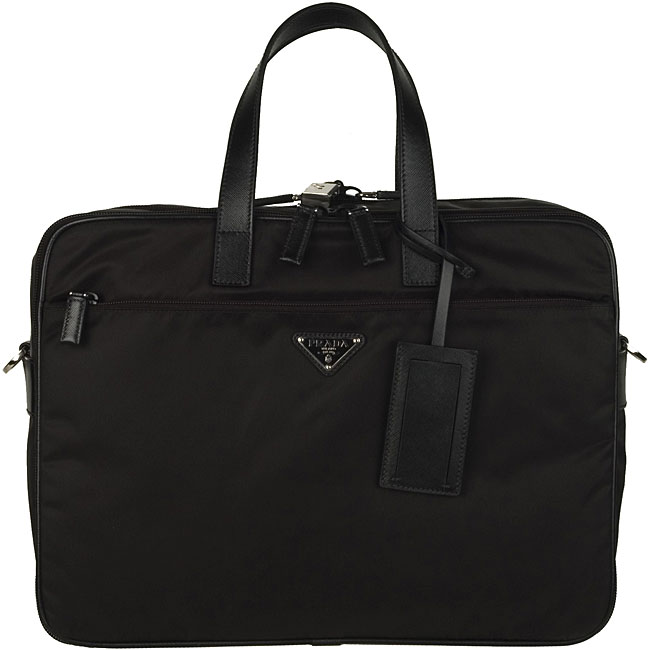 Prada Tessuto and Saffiano Computer Case - 12266681 - Overstock ...  