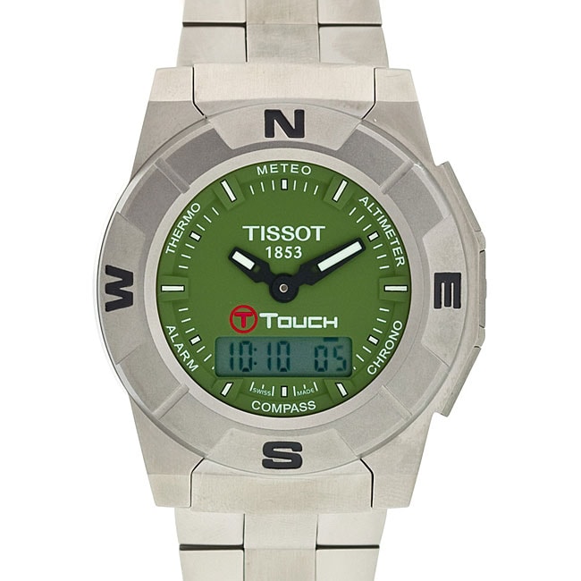 tissot chrono xl green dial