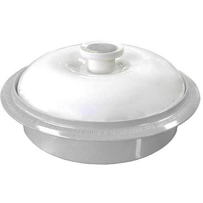 MicroHearth Light Grey Nonstick Pan Microwave Cookware 12296412 Shopping