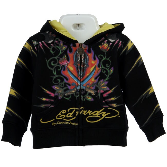Ed Hardy Infant Boys Skull and Tiger Hoodie