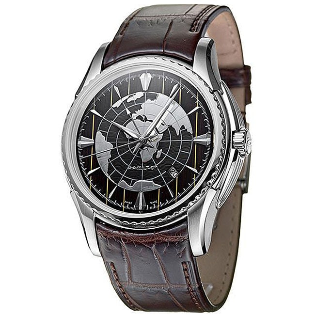 Hamilton Aquariva Mens Stainless Steel GMT Watch