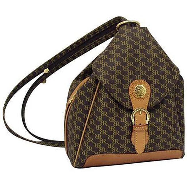 Rioni Aristo Zipper Strap Backpack - 12351984 - Overstock.com Shopping