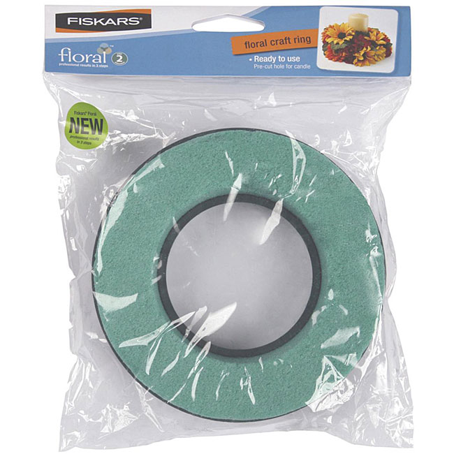 Fiskars Floral Craft 6inch Candle Foam/ Plastic Ring 12379624