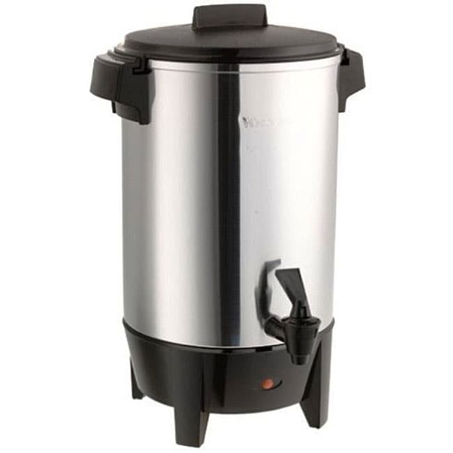 West Bend 58030 30-cup Polished Aluminum Urn - 12382114 - Overstock.com Shopping - Great Deals ...