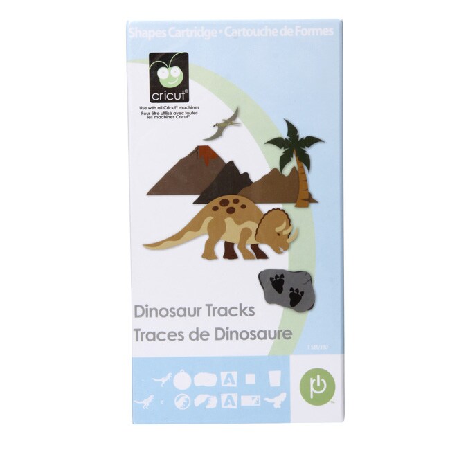 Cricut Dinosaur Tracks Cartridge Overstock Shopping Big Discounts