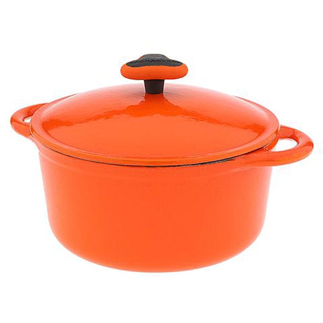 Rachael Ray Orange Cast Iron 3.5quart Covered Casserole Overstock