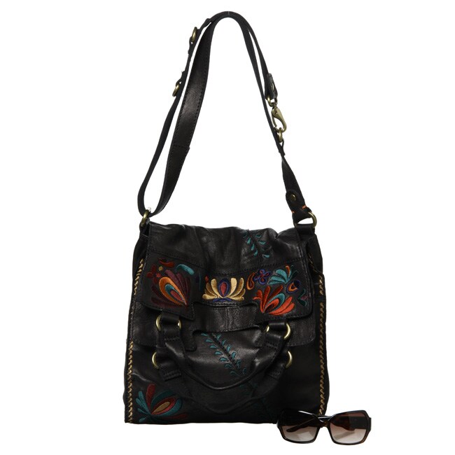 Lucky Brand 'Abbey Road' Floral Embroidery Handbag Overstock™ Shopping Great Deals on Lucky