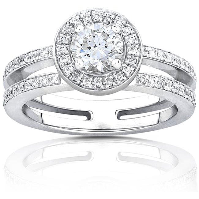 14k Gold 3/4ct TDW Round cut Diamond Engagement Ring (H I, I1 I2 