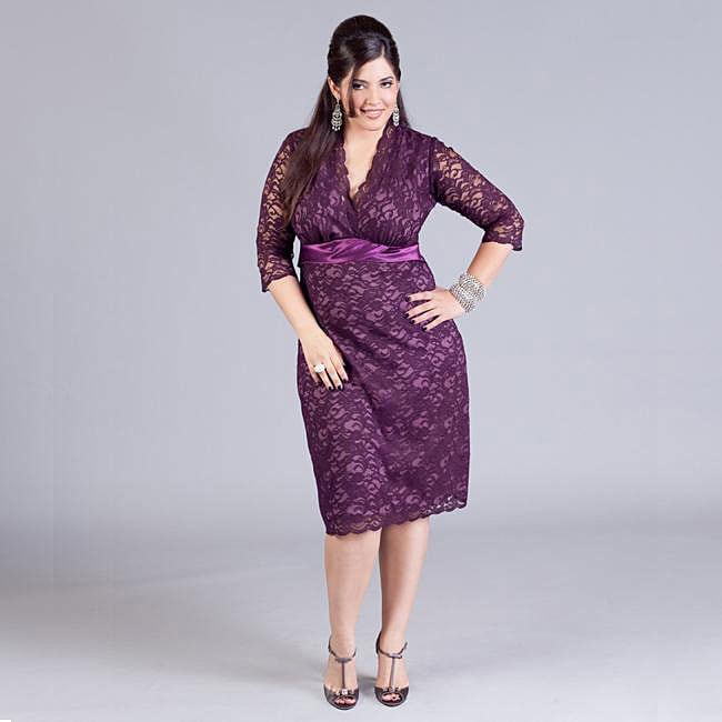 Kiyonna Women's Plus-size 'Sophia' Lace Dress