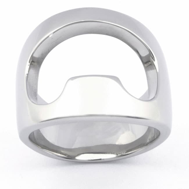 West Coast Jewelry Stainless Steel Bottle Opener Ring 12517908 Shopping Big