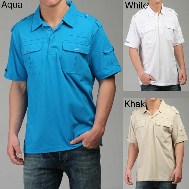 MO7 Men's Militarystyle Polo Shirt 12521180 Shopping