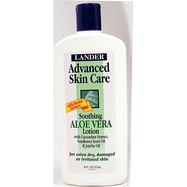 Lander 18ounce Advanced Soothing Aloe Vera Lotion (Pack of 6
