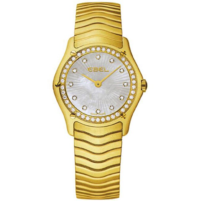 Ebel Womens 18k Gold Diamond Watch