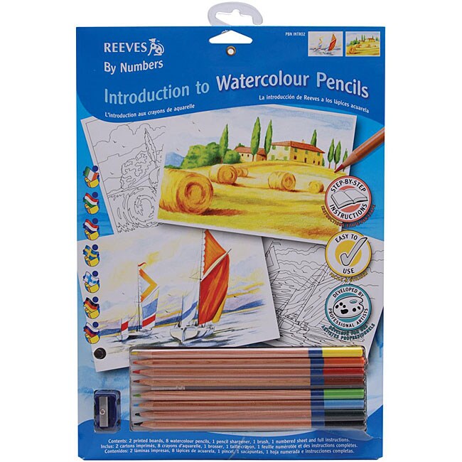 Introduction To Art By Number Watercolor Pencil Kit
