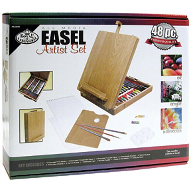 All Media Easel 48piece Artist Kit Overstock™ Shopping The Best